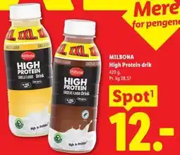 Lidl MILBONA High Protein drik tilbud