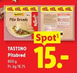 Lidl TASTINO Pitabrød tilbud