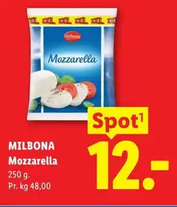Lidl MILBONA Mozzarella tilbud