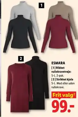 Lidl [ 1 ] Ribbet rullekravetrøje tilbud