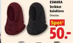 Lidl ESMARA Strikket balaklava tilbud