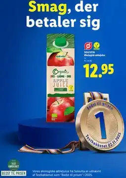 Lidl SOLEVITA Økologisk æblejuice tilbud
