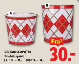 Lidl DET GAMLE APOTEK Juletræsspand tilbud