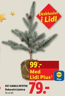 Lidl DET GAMLE APOTEK Dekorativt juletræ tilbud