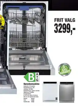 Harald Nyborg Opvaskemaskine tilbud