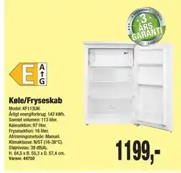 Harald Nyborg Køle/Fryseskab tilbud