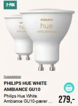 Harald Nyborg Philips Hue White Ambiance Gu10 tilbud