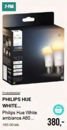 Harald Nyborg Philips Hue White ambiance A60 tilbud