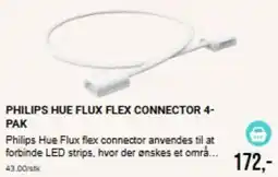 Harald Nyborg Philips Hue Flux Flex Connector 4-pak tilbud