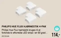 Harald Nyborg Philips Hue Flux hjørnestik tilbud