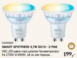 Harald Nyborg WiZ Smart Spotpære 4,7W GU10 tilbud