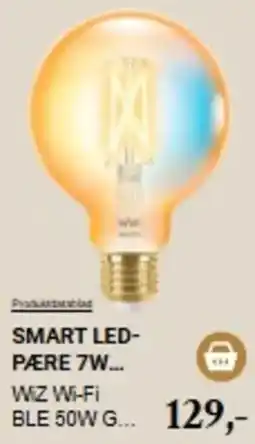 Harald Nyborg Wiz Wi-Fi Smart Led-pære 7w tilbud