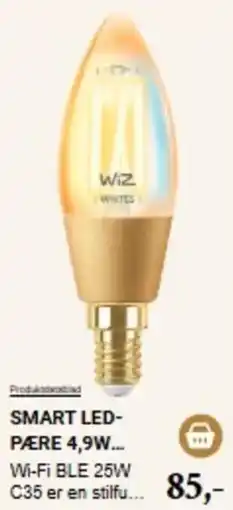 Harald Nyborg Wiz smart led-pære tilbud