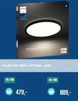 Harald Nyborg Philips Hue Tento Loftpanel - Sort tilbud