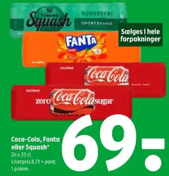 Coca-Cola, Fanta eller Squash