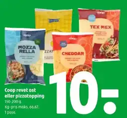 Coop 365 Coop revet ost eller pizzatopping tilbud