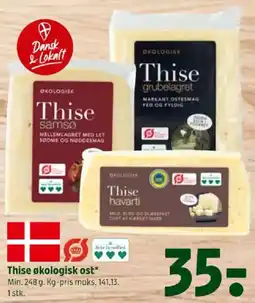 Coop 365 Thise økologisk ost tilbud