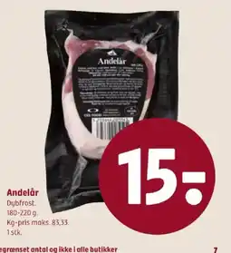 Coop 365 Andelår tilbud