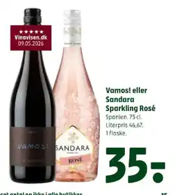 Coop 365 Vamos! Sparkling Rosé tilbud
