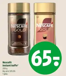 Coop 365 Nescafé instant kaffe tilbud