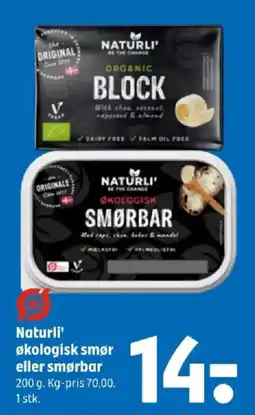 Coop 365 Naturli' smør eller smørbar tilbud