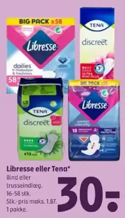 Coop 365 Libresse eller Tena tilbud