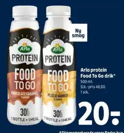 Coop 365 Arla protein Food To Go drik tilbud