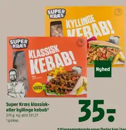 Coop 365 Super Kræs klassisk- eller kyllinge kebab tilbud
