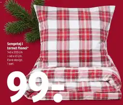Coop 365 Sengetøj i ternet flonel tilbud