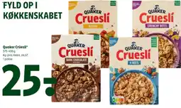 Coop 365 Quaker Cruesli tilbud