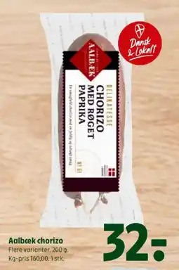 Coop 365 Aalbæk chorizo med røget paprika tilbud