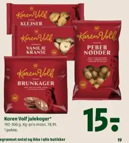 Coop 365 Karen Volf julekager tilbud