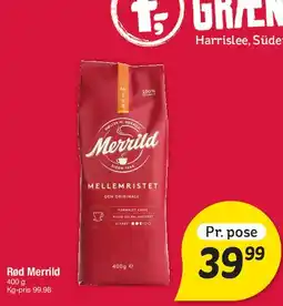 Fakta Tyskland Rød Merrild (kaffe) tilbud