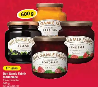 Den Gamle Fabrik Marmelade