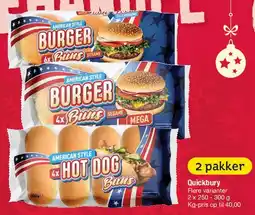 Fakta Tyskland Quickbury American Style Buns (burger / hot dog) tilbud