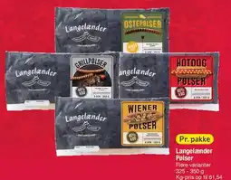Fakta Tyskland Langelænder Pølser tilbud