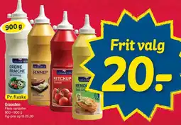 Fakta Tyskland Græsten - Flaskevarer (dressing, ketchup, remoulade, sennep) tilbud