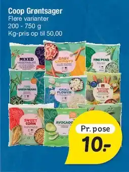 Fakta Tyskland Coop Grøntsager tilbud
