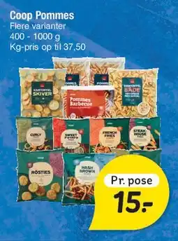 Fakta Tyskland Coop Pommes tilbud