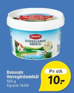 Fakta Tyskland Beauvais Herregårdsrødkål tilbud