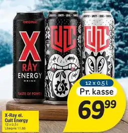 Fakta Tyskland X-Ray el. Cult Energy tilbud