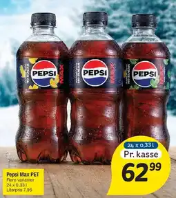 Fakta Tyskland Pepsi Max PET tilbud