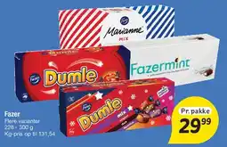 Fakta Tyskland Fazer - Dumle / Fazermint / Marianne tilbud