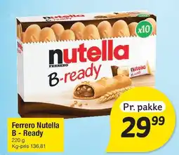 Fakta Tyskland Ferrero Nutella B-ready tilbud