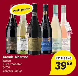Fakta Tyskland Grande Albarone tilbud