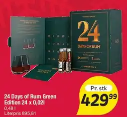 Fakta Tyskland 24 Days of Rum (Green Edition) tilbud