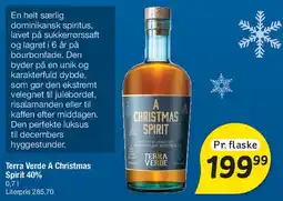Fakta Tyskland Terra Verde A Christmas Spirit 40% (0,7 L) tilbud