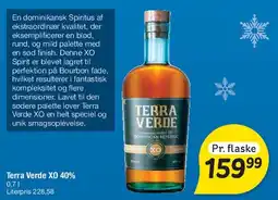 Fakta Tyskland Terra Verde XO 40% (0,7 L) tilbud