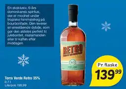 Fakta Tyskland Terra Verde Retro 35% (0,7 L) tilbud