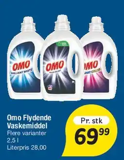 Fakta Tyskland OMO Flydende Vaskemiddel tilbud